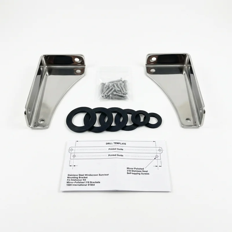 Stainless Steel Mounting Bracket Kit for International S1654 (1989 - 1989)