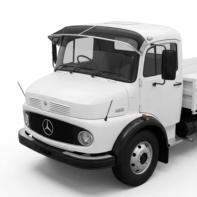 Premium Mesh Windscreen Sunvisor for Mercedes-Benz L1013 (1981 - 1983)