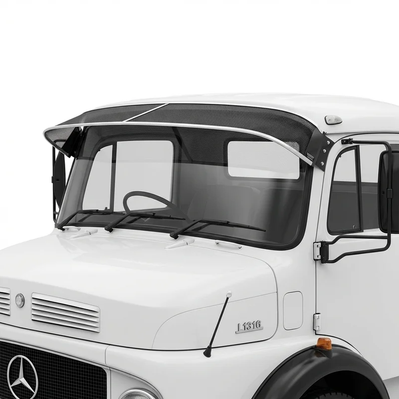 Premium Mesh Windscreen Sunvisor for Mercedes-Benz L1316 (1981 - 1984)