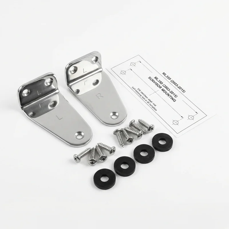 Stainless Steel Mounting Bracket Kit for Mercedes-Benz ML350 (2003 - 2015)