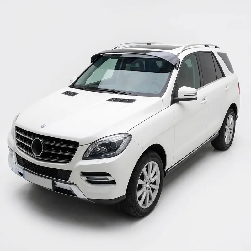 Tinted Acrylic Windscreen Sunvisor for Mercedes-Benz ML400 (2015 - 2015)