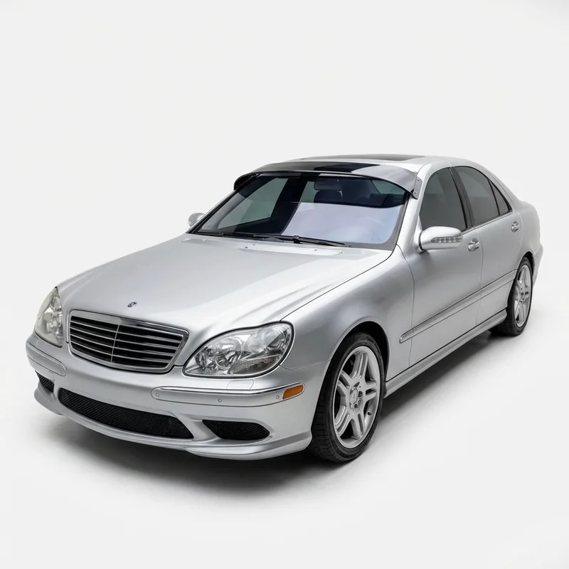 Tinted Acrylic Windscreen Sunvisor for Mercedes-Benz S55 AMG (2001 - 2006)