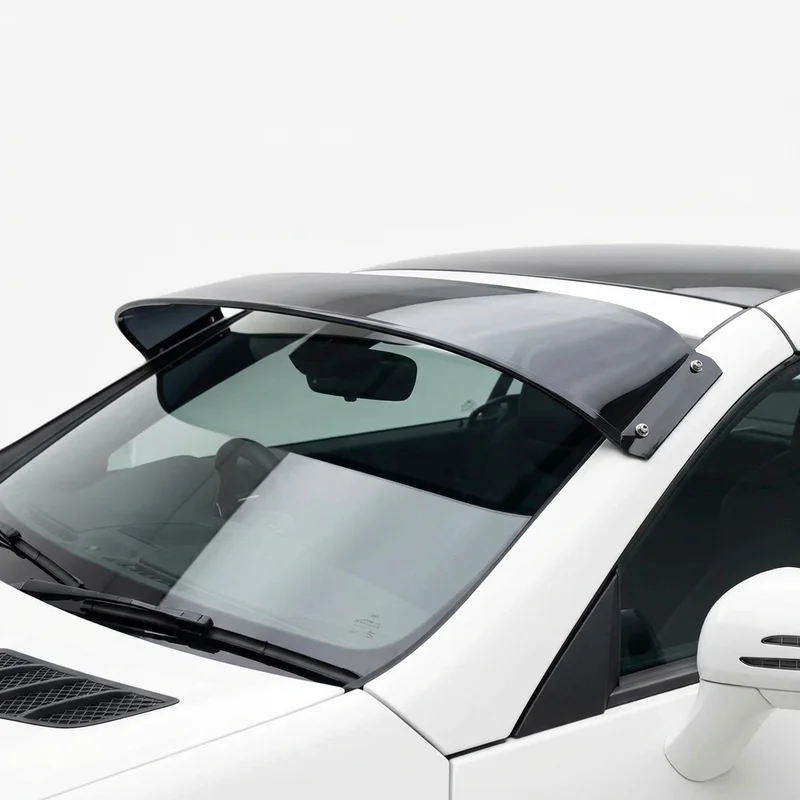 Tinted Acrylic Windscreen Sunvisor for Mercedes-Benz SLC180 (2017 - 2020)