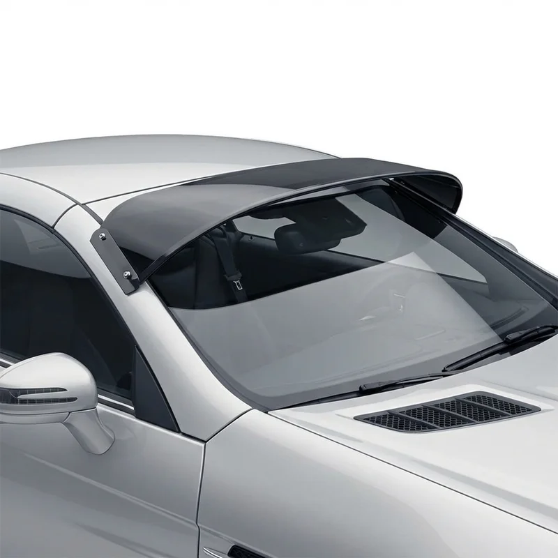 Tinted Acrylic Windscreen Sunvisor for Mercedes-Benz SLC200 (2017 - 2017)