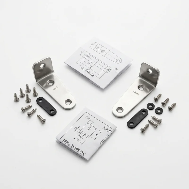 Stainless Steel Mounting Bracket Kit for Mercury Bobcat (1975 - 1980)