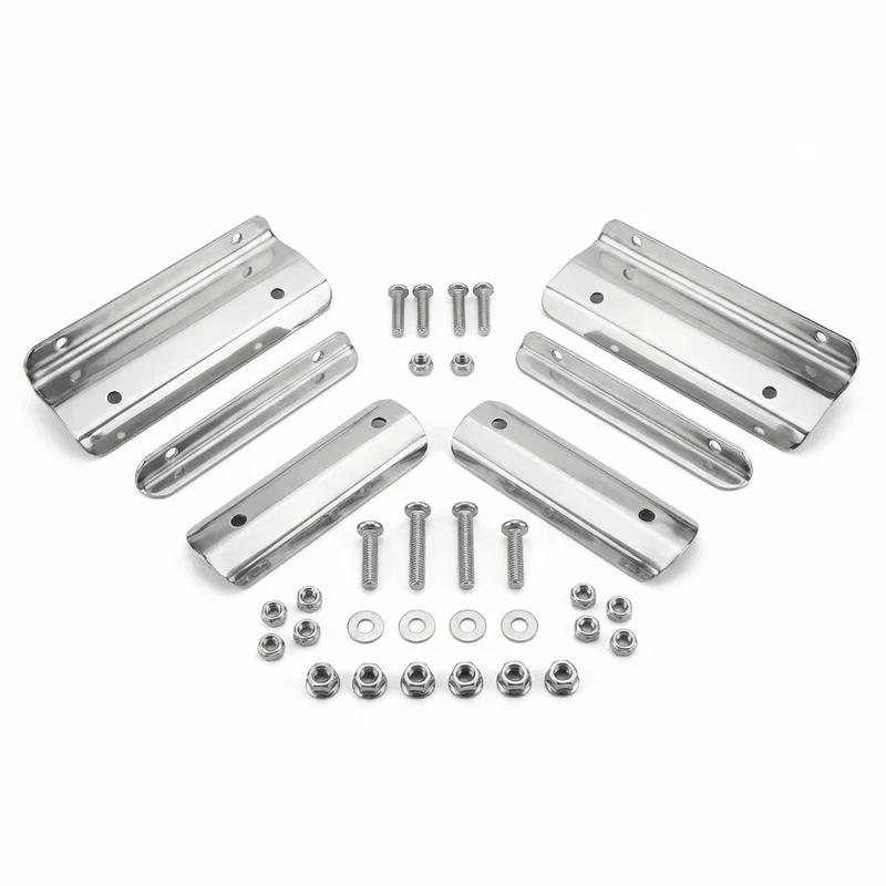Stainless Steel Mounting Bracket Kit for Mercury Monterey (1959 - 2007)