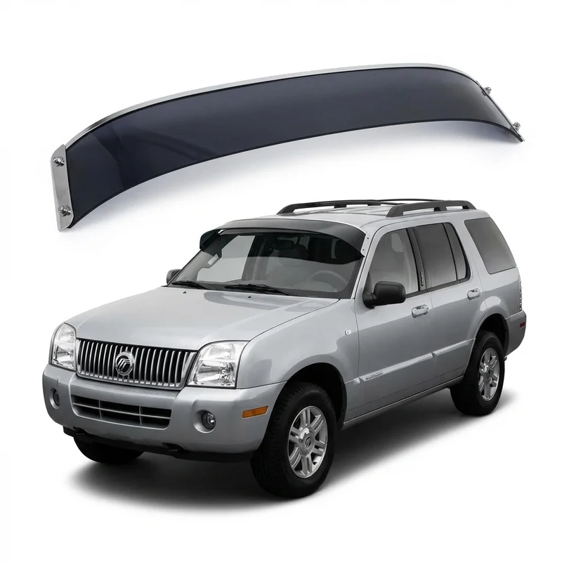 Tinted Acrylic Windscreen Sunvisor for Mercury Mountaineer (1997 - 2010)