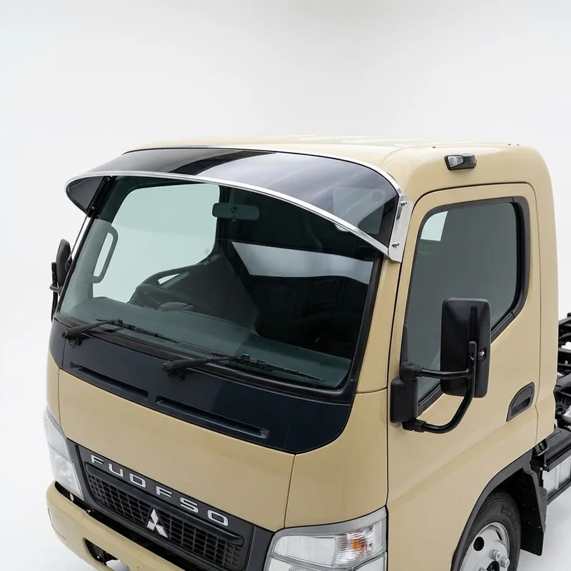 Tinted Acrylic Windscreen Sunvisor for Mitsubishi Fuso Canter FE180 (2012 - 2020)