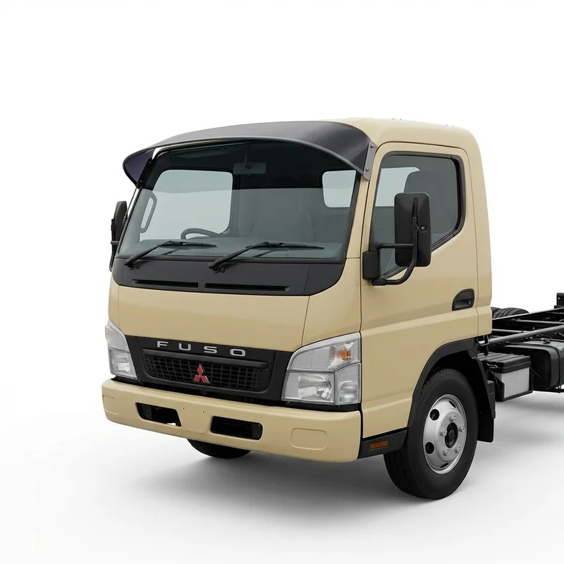 Tinted Acrylic Windscreen Sunvisor for Mitsubishi Fuso FE120 (2005 - 2005)