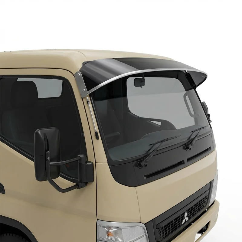 Tinted Acrylic Windscreen Sunvisor for Mitsubishi Fuso FE140 (2006 - 2007)