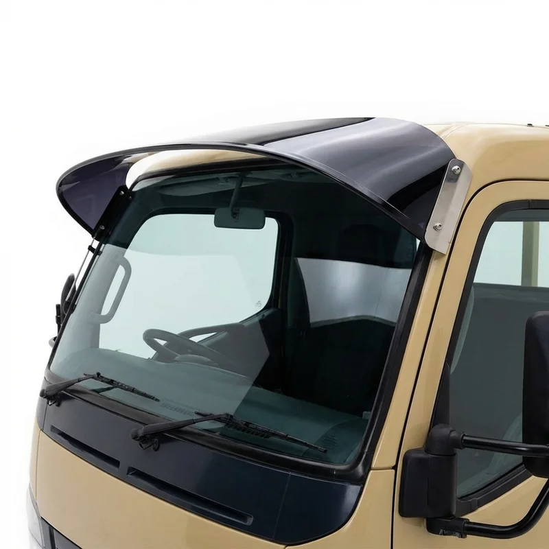 Tinted Acrylic Windscreen Sunvisor for Mitsubishi Fuso FE180 (2005 - 2011)