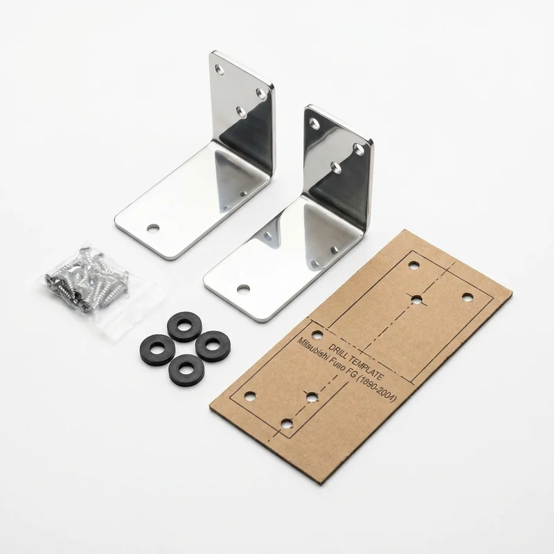 Stainless Steel Mounting Bracket Kit for Mitsubishi Fuso FG (1990 - 2004)
