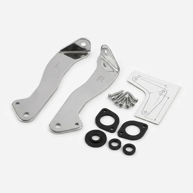 Stainless Steel Mounting Bracket Kit for Mitsubishi Fuso FK200 (2008 - 2011)