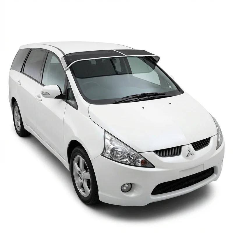 Premium Mesh Windscreen Sunvisor for Mitsubishi Grandis (2007 - 2009)