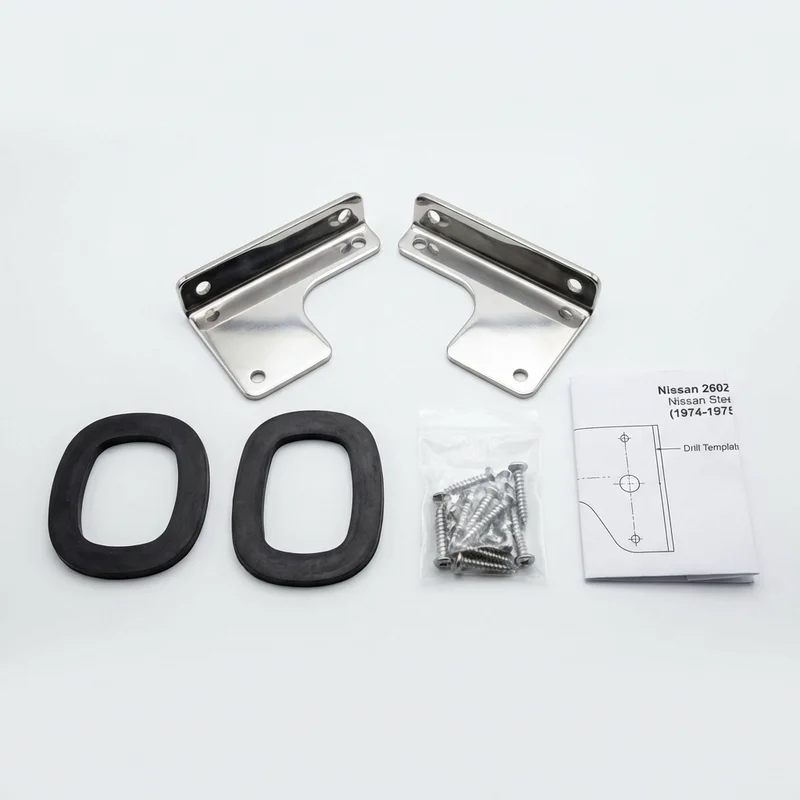 Stainless Steel Mounting Bracket Kit for Nissan 260Z (1974 - 1975)