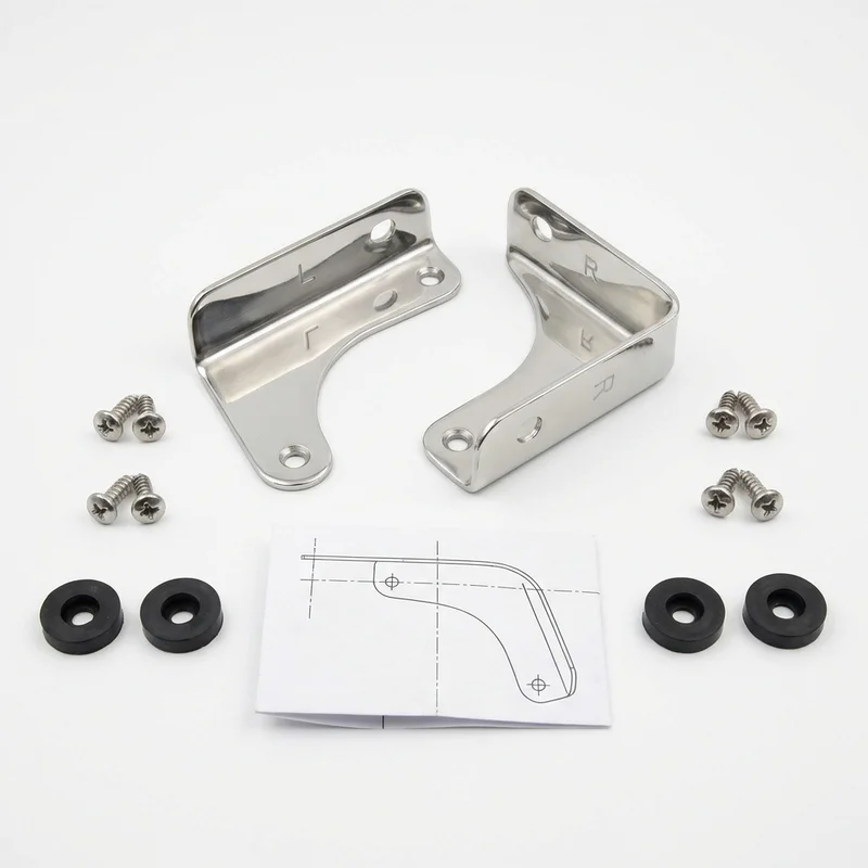 Stainless Steel Mounting Bracket Kit for Nissan 620 (1975 - 1979)