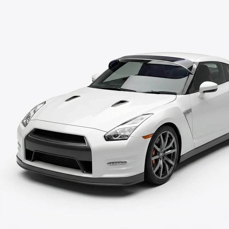 Tinted Acrylic Windscreen Sunvisor for Nissan GT-R (2009 - 2024)