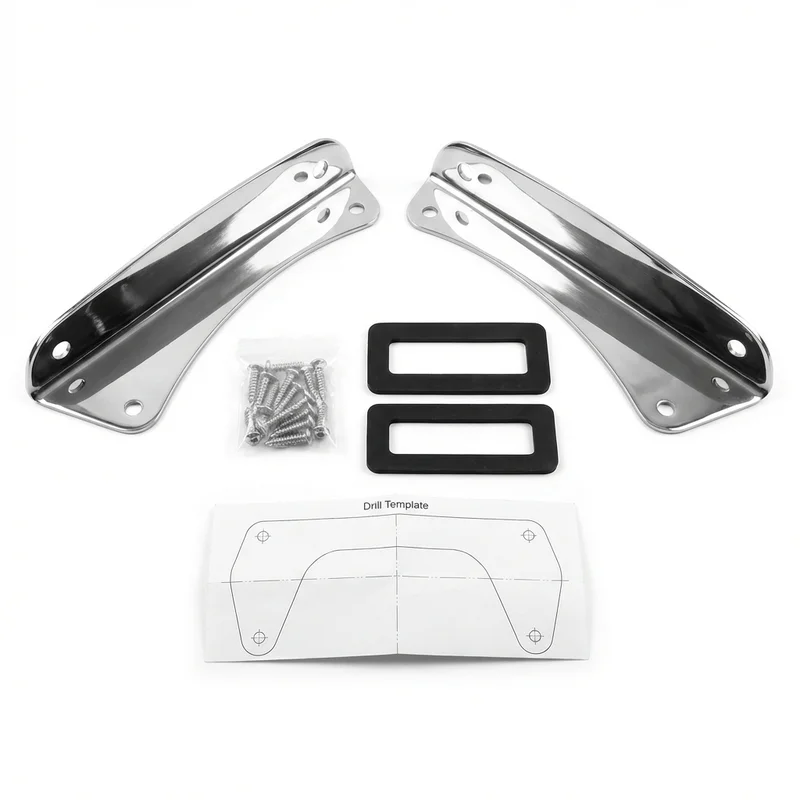Stainless Steel Mounting Bracket Kit for Nissan NP300 (2009 - 2022)