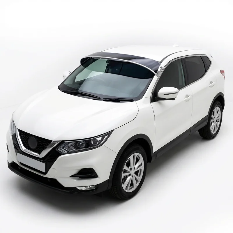 Tinted Acrylic Windscreen Sunvisor for Nissan Qashqai (2017 - 2023)