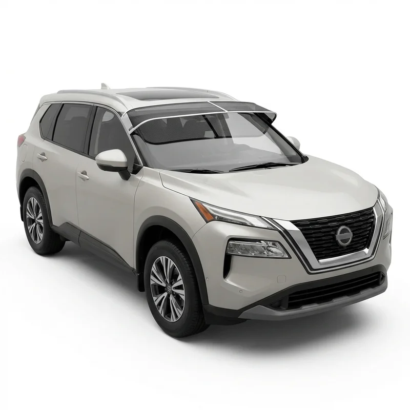 Premium Mesh Windscreen Sunvisor for Nissan Rogue (2008 - 2025)