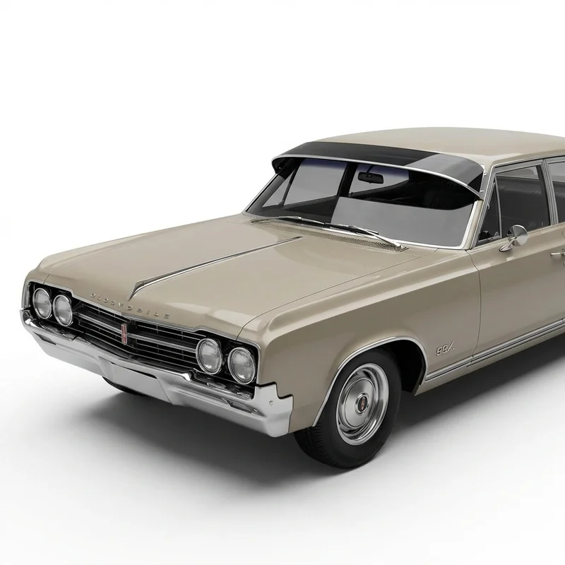 Tinted Acrylic Windscreen Sunvisor for Oldsmobile 98 (1957 - 1996)