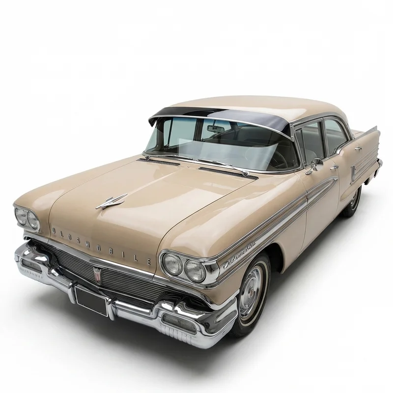Tinted Acrylic Windscreen Sunvisor for Oldsmobile Dynamic 88 (1958 - 1958)