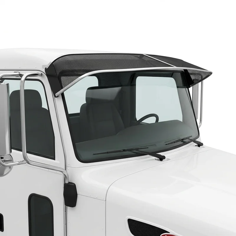 Premium Mesh Windscreen Sunvisor for Peterbilt 337 (2010 - 2022)