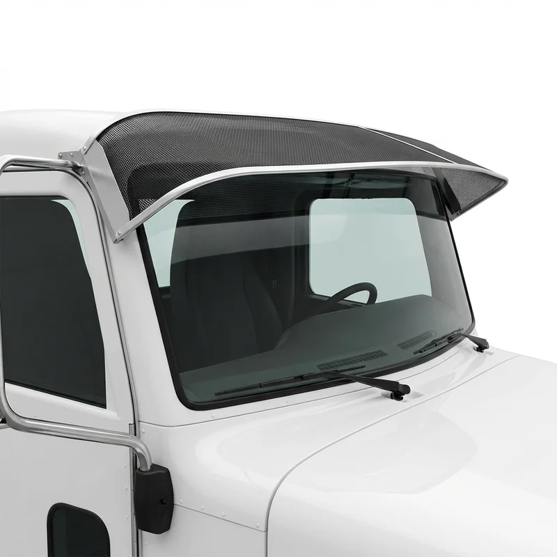 Premium Mesh Windscreen Sunvisor for Peterbilt 340 (2007 - 2010)