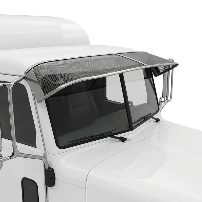Premium Mesh Windscreen Sunvisor for Peterbilt 357 (1987 - 2008)