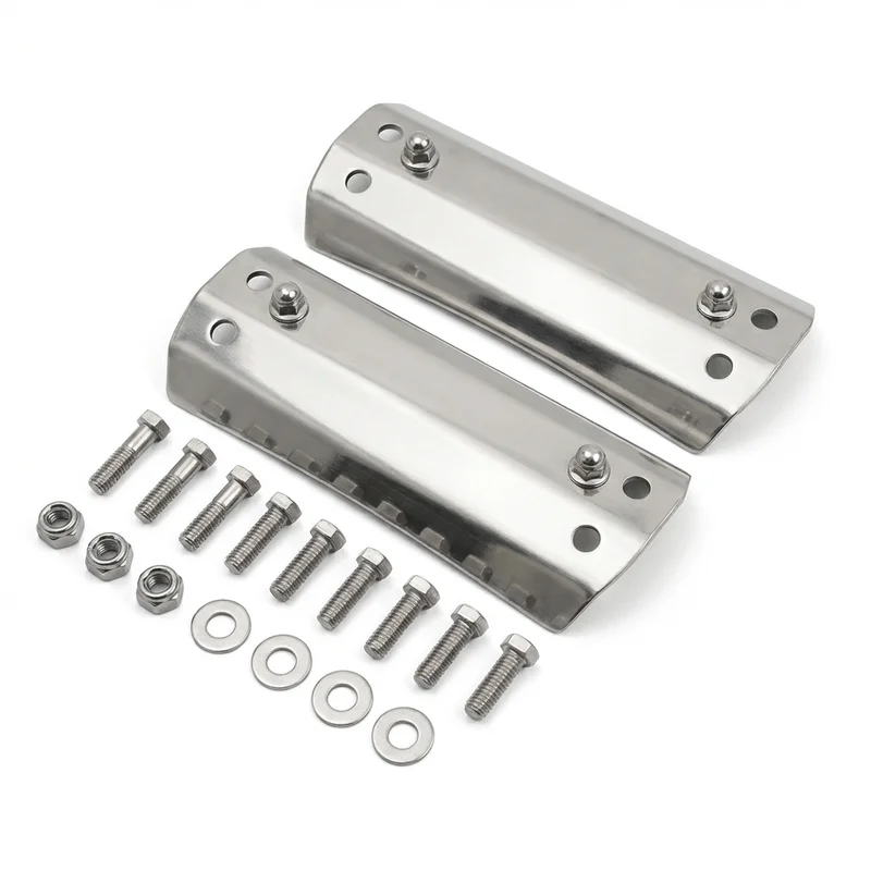 Stainless Steel Mounting Bracket Kit for Peterbilt 372 (1989 - 1997)