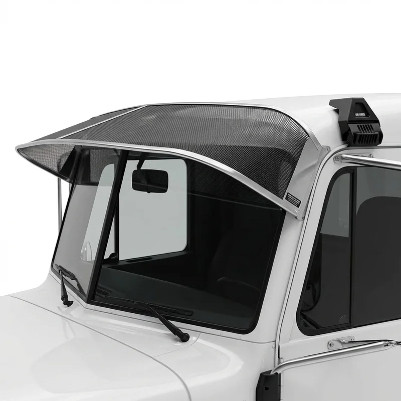 Premium Mesh Windscreen Sunvisor for Peterbilt 375 (1987 - 1996)