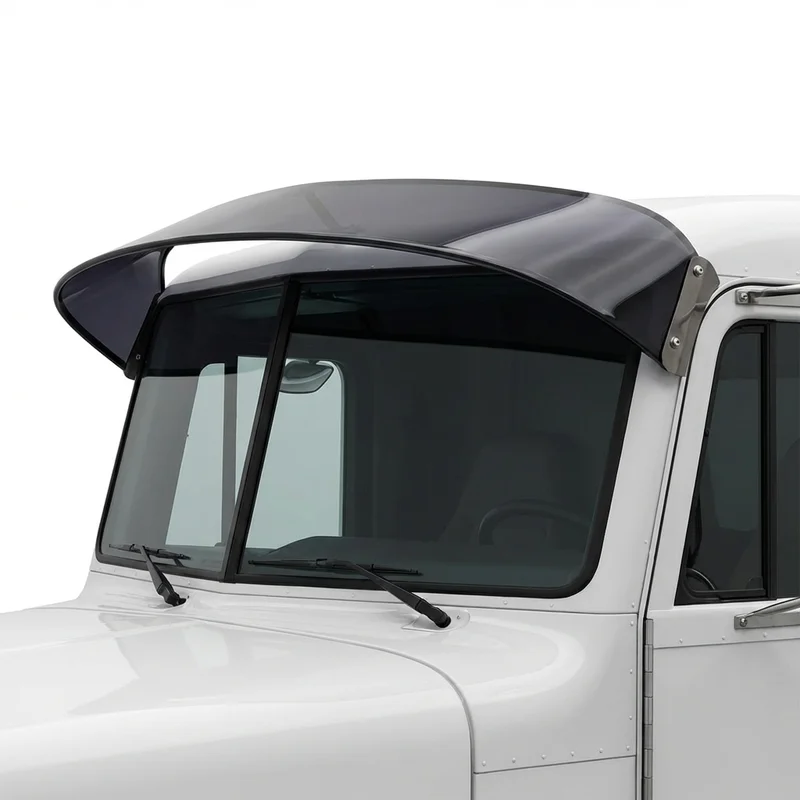 Tinted Acrylic Windscreen Sunvisor for Peterbilt 375 (1987 - 1996)