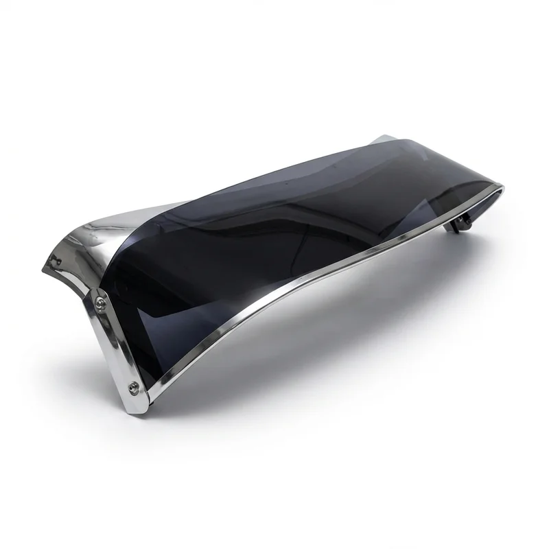 Tinted Acrylic Windscreen Sunvisor for Peterbilt 382 (2011 - 2017)