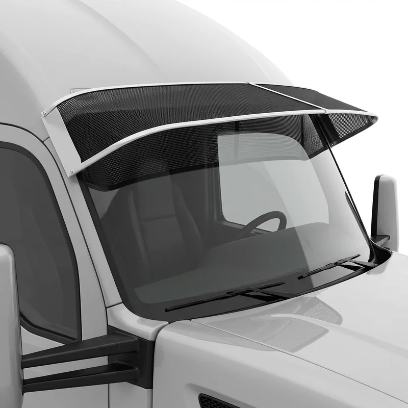 Premium Mesh Windscreen Sunvisor for Peterbilt 386 (2006 - 2016)