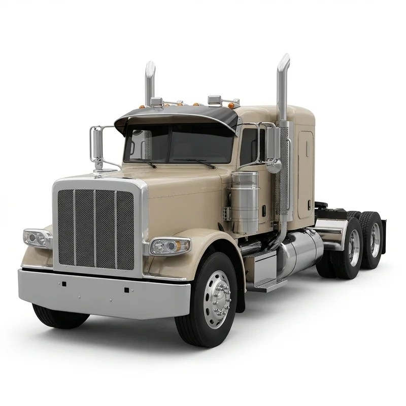 Tinted Acrylic Windscreen Sunvisor for Peterbilt 388 (2008 - 2015)