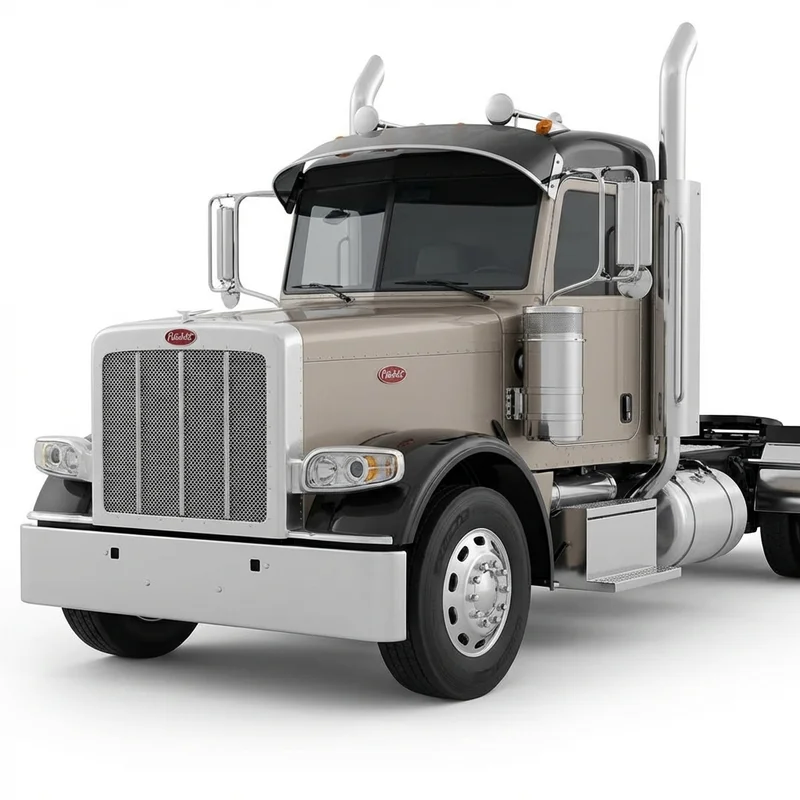 Tinted Acrylic Windscreen Sunvisor for Peterbilt 389 (2008 - 2022)