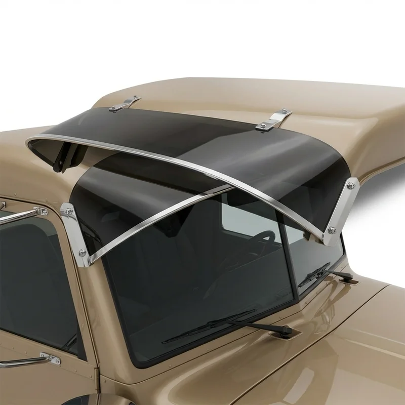 Tinted Acrylic Windscreen Sunvisor for Peterbilt 397 (1987 - 2009)