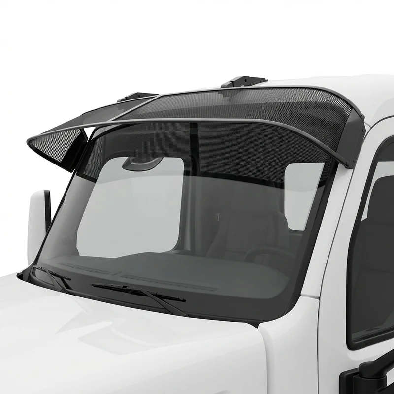 Premium Mesh Windscreen Sunvisor for Peterbilt 520 (2017 - 2021)