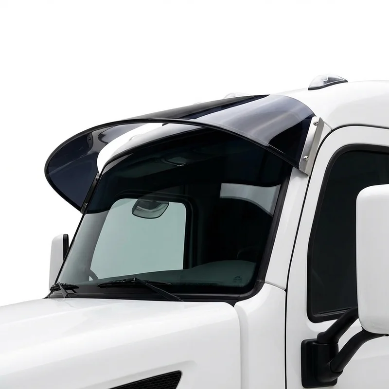 Tinted Acrylic Windscreen Sunvisor for Peterbilt 520 (2017 - 2021)