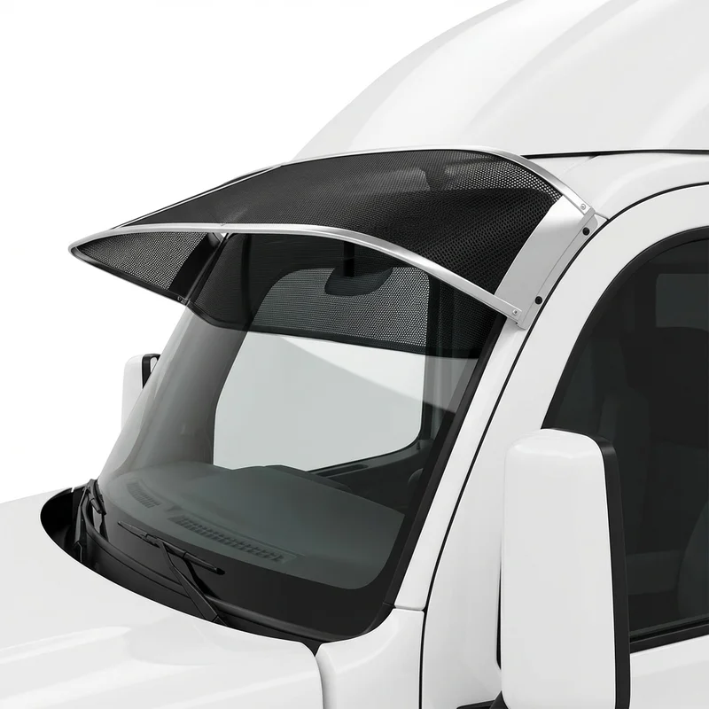 Premium Mesh Windscreen Sunvisor for Peterbilt 567 (2014 - 2022)