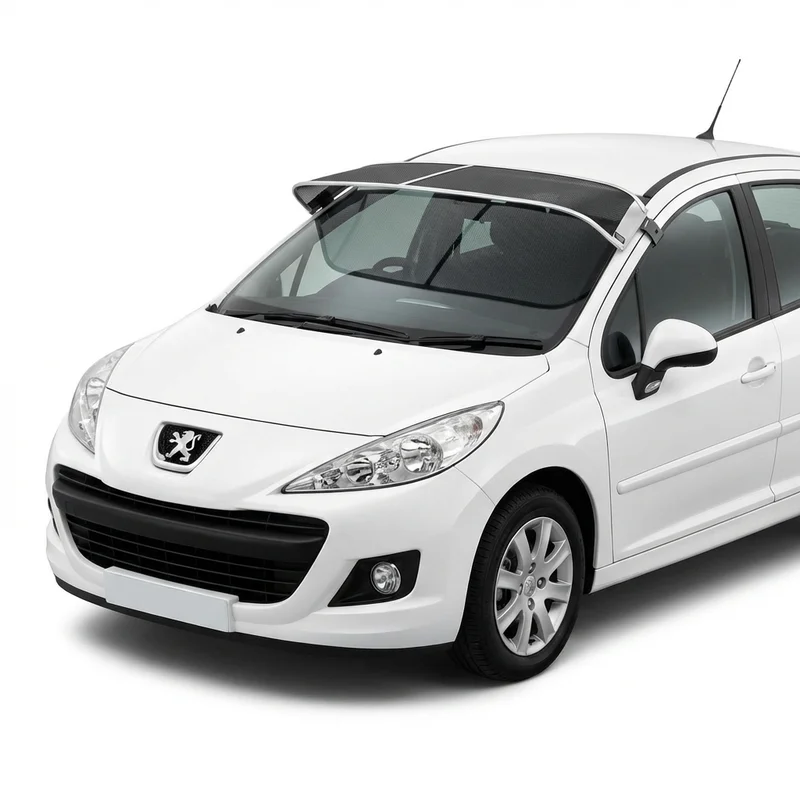 Premium Mesh Windscreen Sunvisor for Peugeot 207 (2008 - 2014)