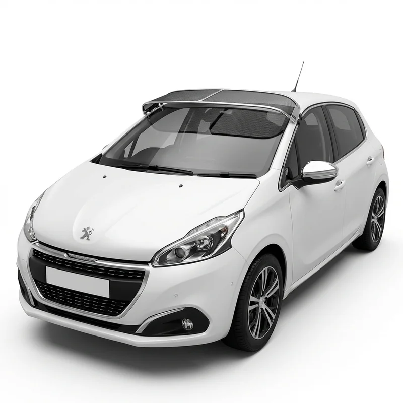 Premium Mesh Windscreen Sunvisor for Peugeot 208 GT (2014 - 2017)