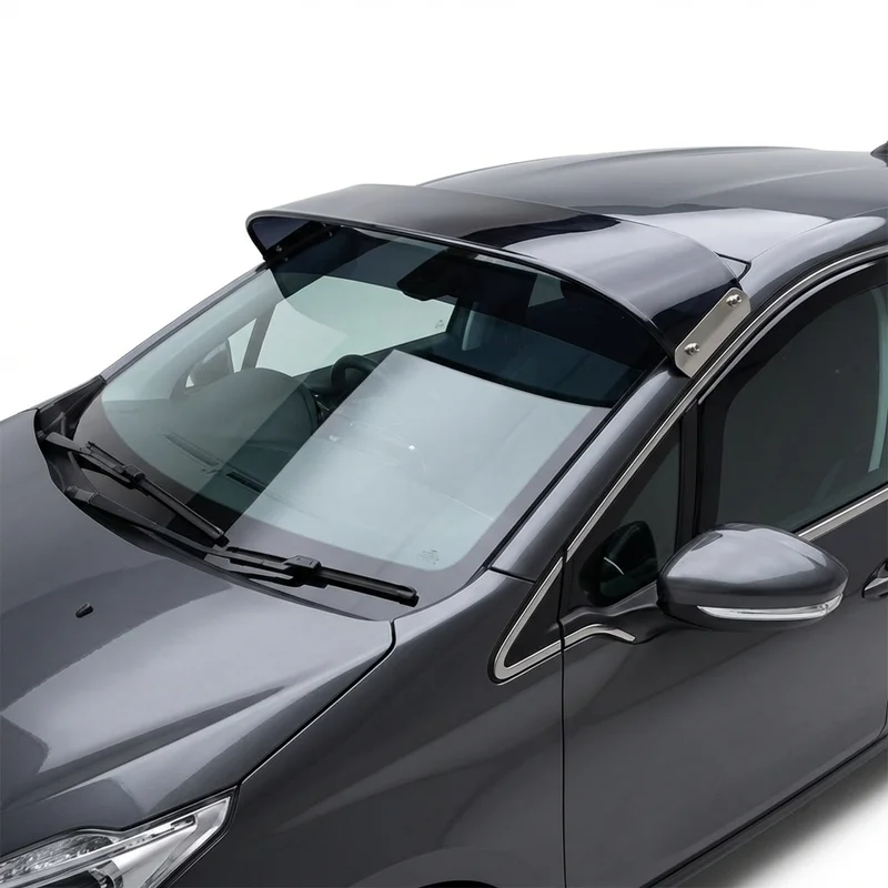 Tinted Acrylic Windscreen Sunvisor for Peugeot 208 GT (2014 - 2017)