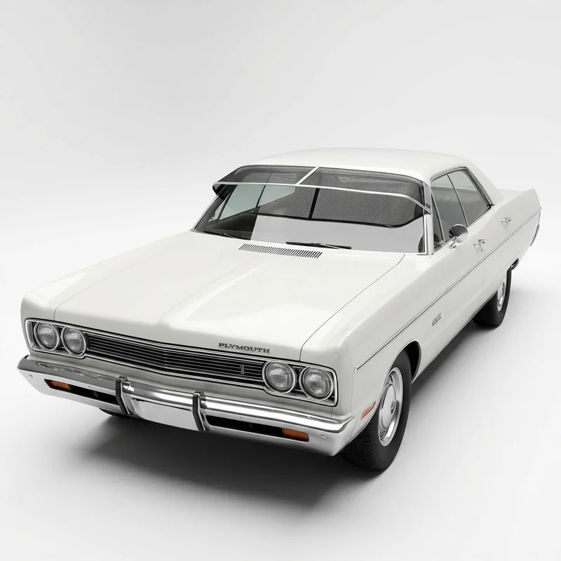 Premium Mesh Windscreen Sunvisor for Plymouth Fury I (1968 - 1974)