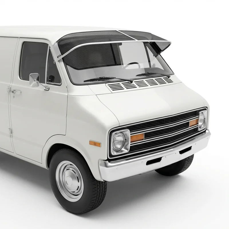 Premium Mesh Windscreen Sunvisor for Plymouth PB100 Van (1974 - 1974)