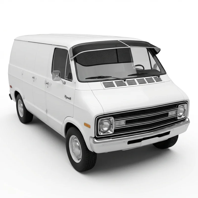 Premium Mesh Windscreen Sunvisor for Plymouth PB300 Van (1974 - 1974)