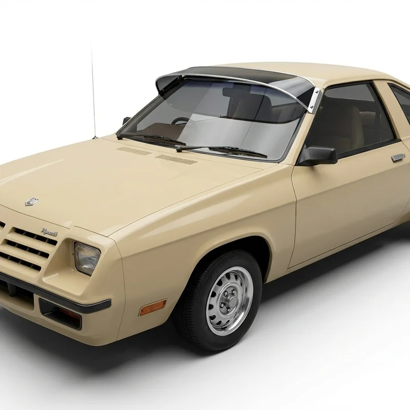 Tinted Acrylic Windscreen Sunvisor for Plymouth TC3 (1980 - 1982)