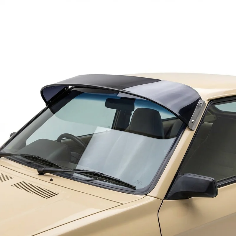 Tinted Acrylic Windscreen Sunvisor for Plymouth Turismo (1983 - 1987)