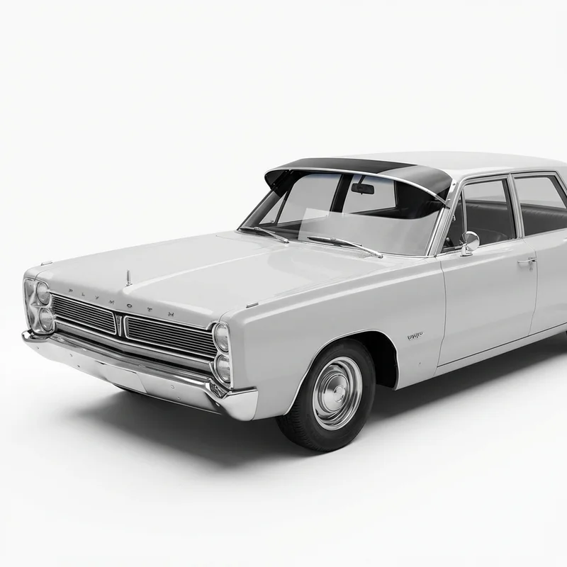 Tinted Acrylic Windscreen Sunvisor for Plymouth VIP (1967 - 1967)
