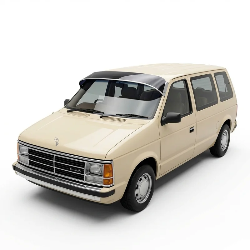 Tinted Acrylic Windscreen Sunvisor for Plymouth Voyager (1984 - 2000)